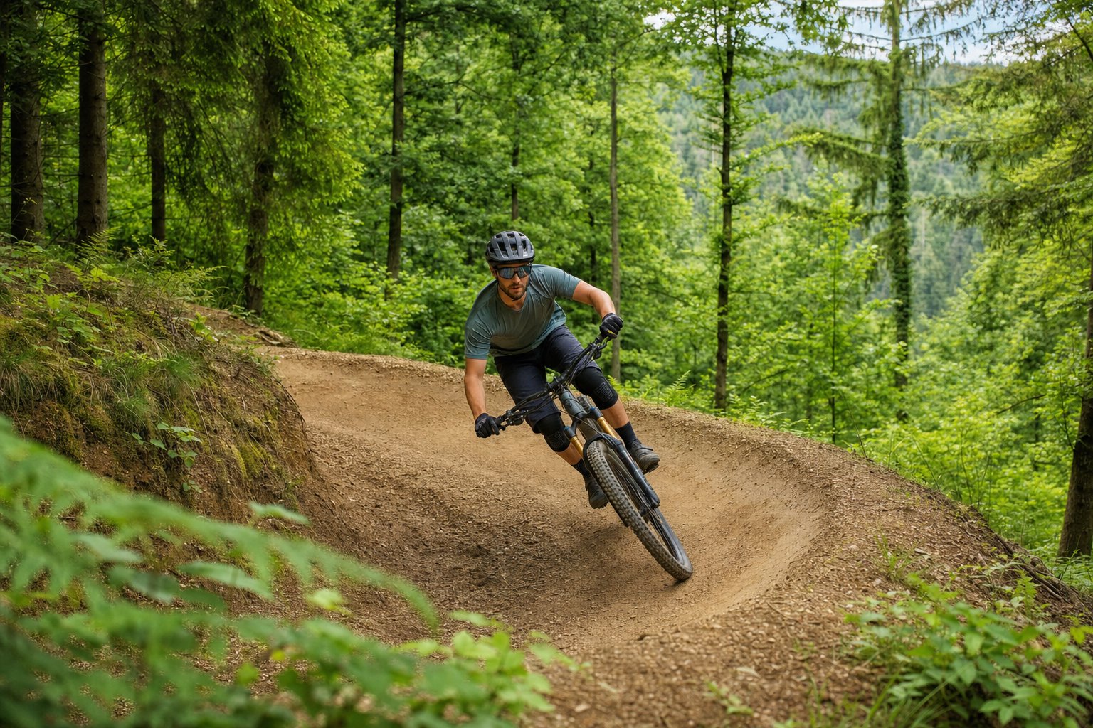 Flowtrail fahren lernen: Technik für Anlieger und Wellen