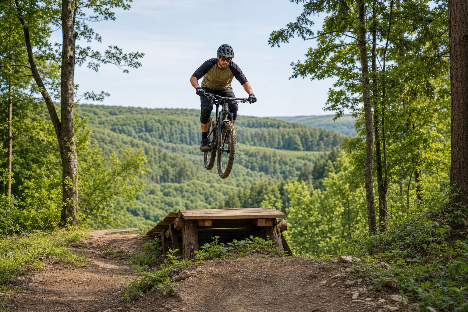 Sprünge im Bikepark: vom ersten Table zum Roadgap